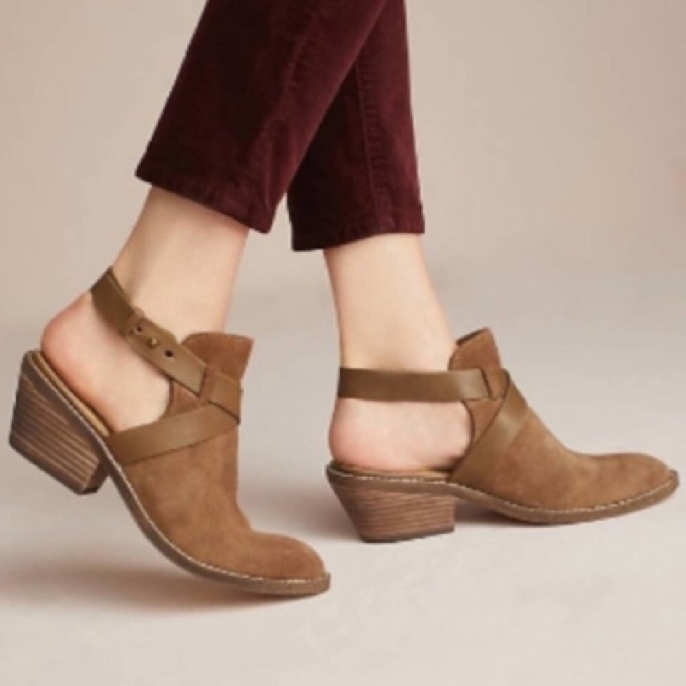 NEW Splendid Dasha Slingback Mules Ankle Boots 6